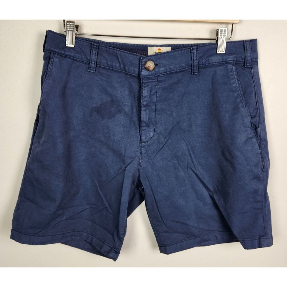 Marine Layer Men's Sz. 34 Walk Short in China Blue NWT AS IS